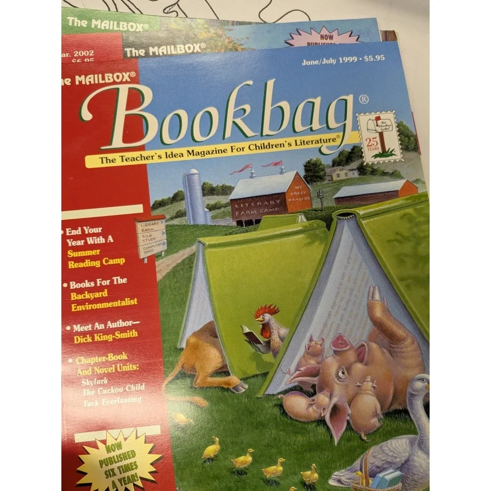 The Mailbox Bookbag Vintage Teacher's Idea Magazines Lot for Children Literature
